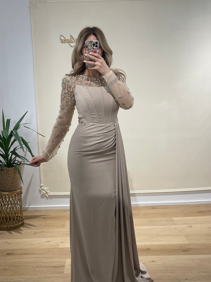 Dress Aria beige