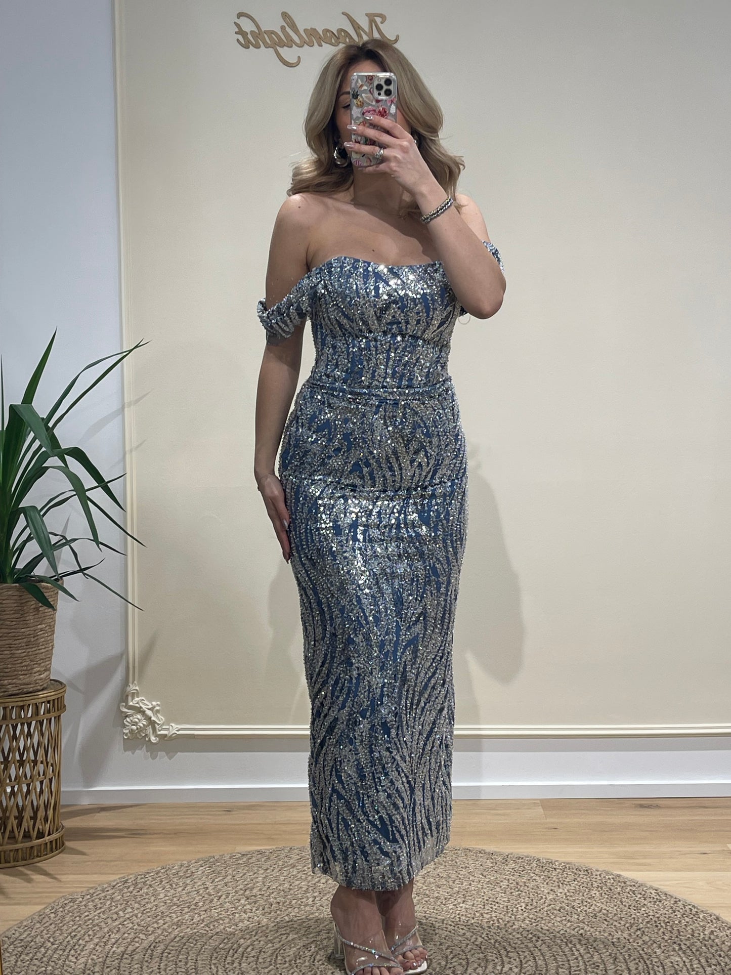 Dress inaya  Mintblau