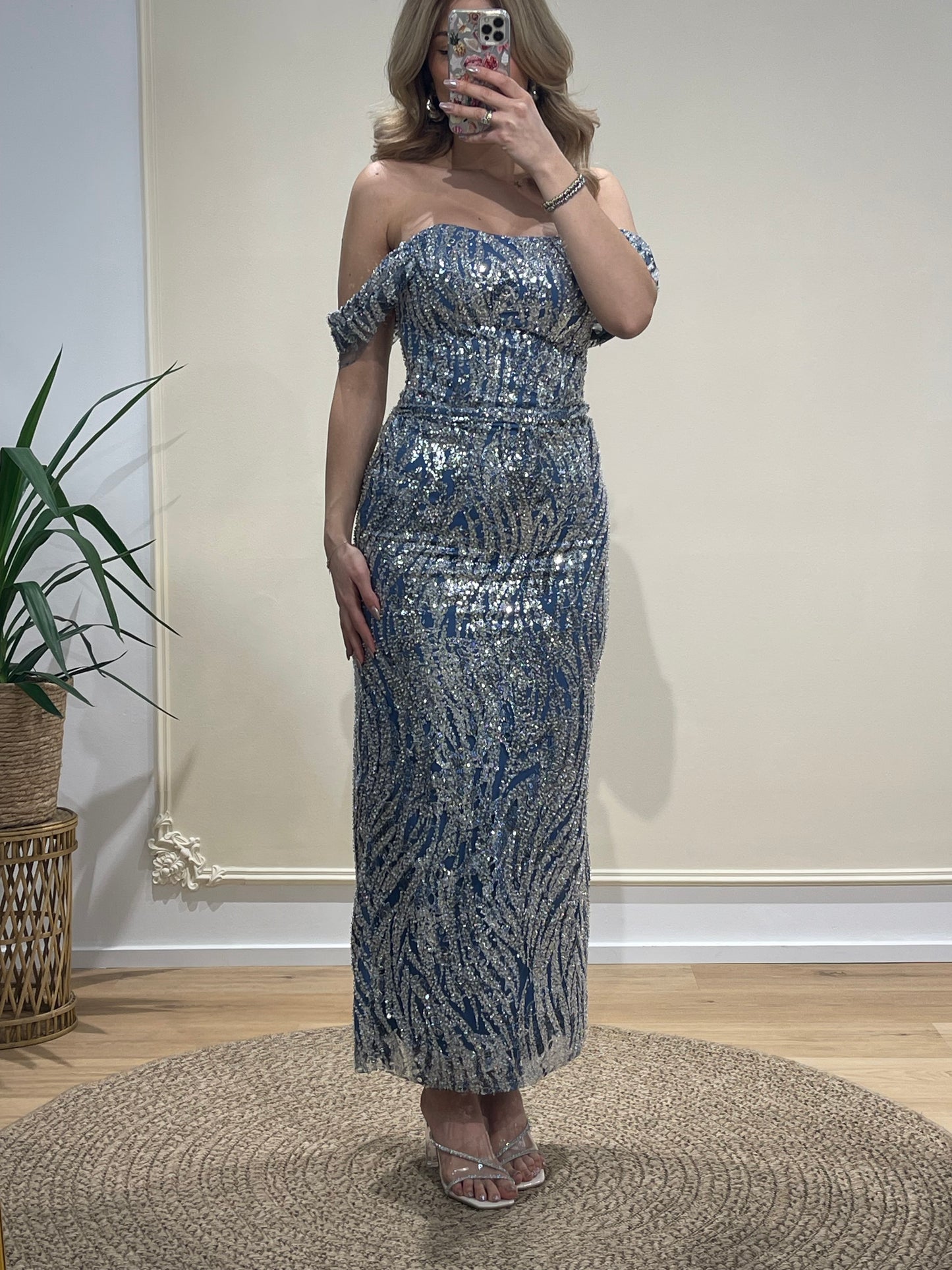 Dress inaya  Mintblau