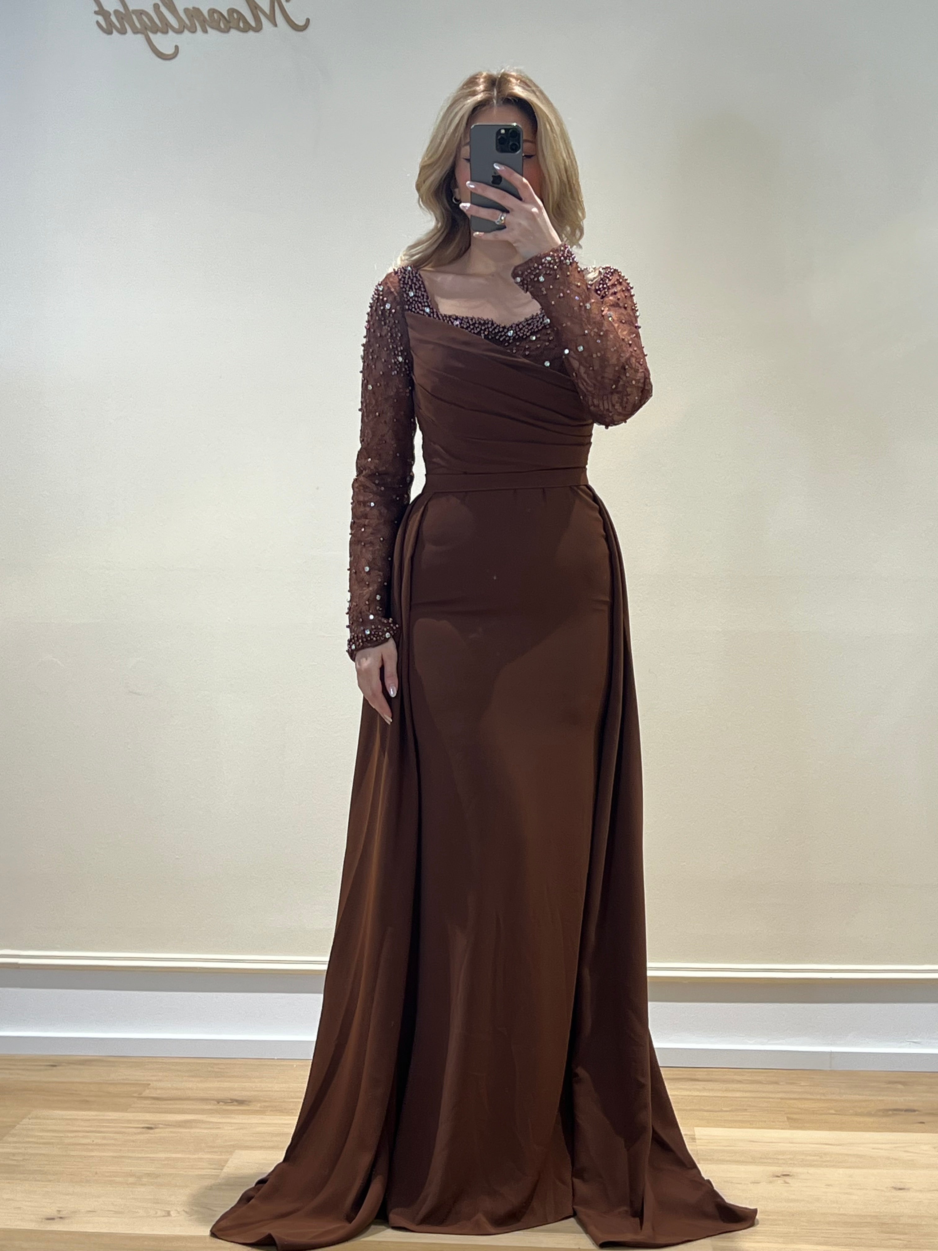 Nalia dress Brown
