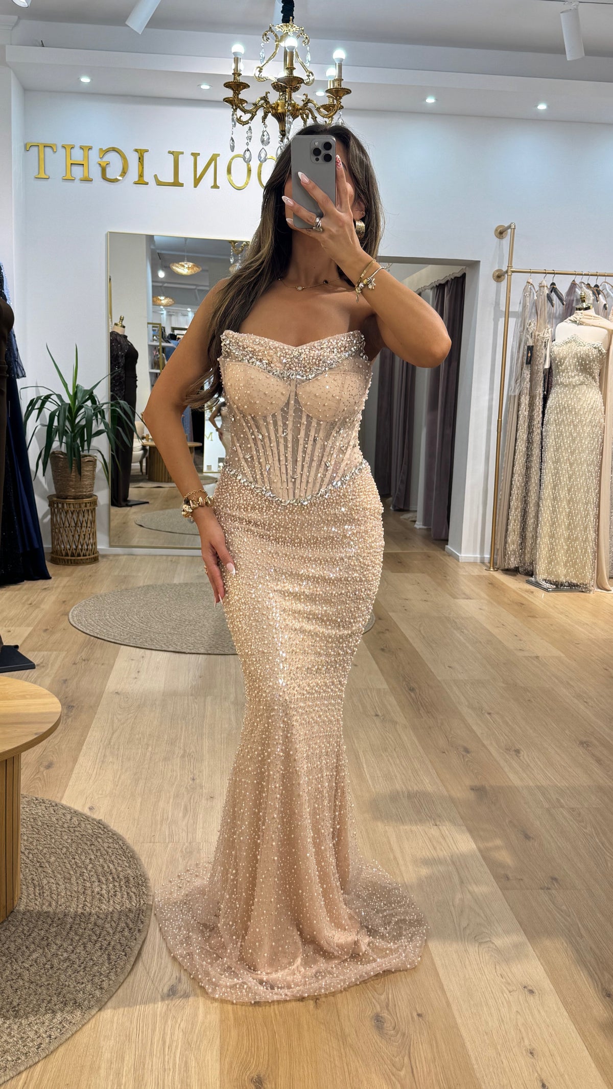 MoonExklisiv Drei Größen /Nude Rose