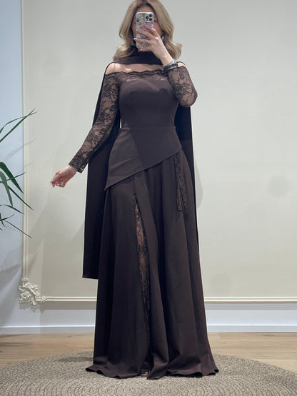 Dress Viktoria braun