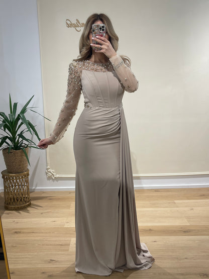 Dress Aria beige