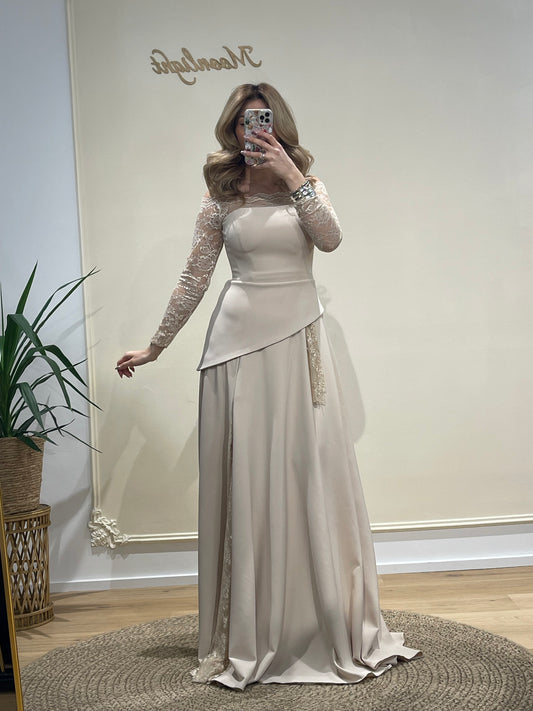 Viktoria Dress beige